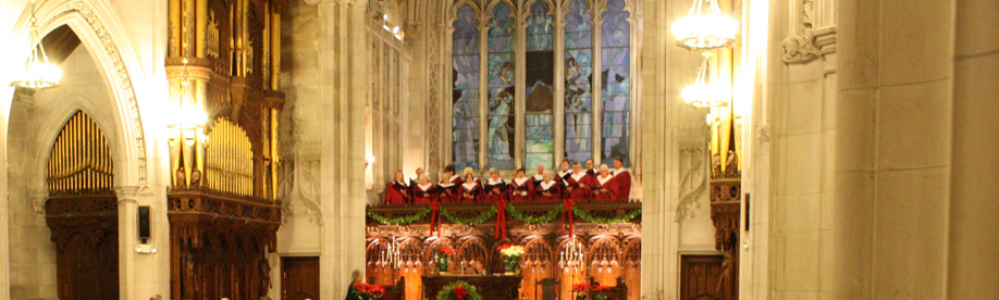 photo of church and choir